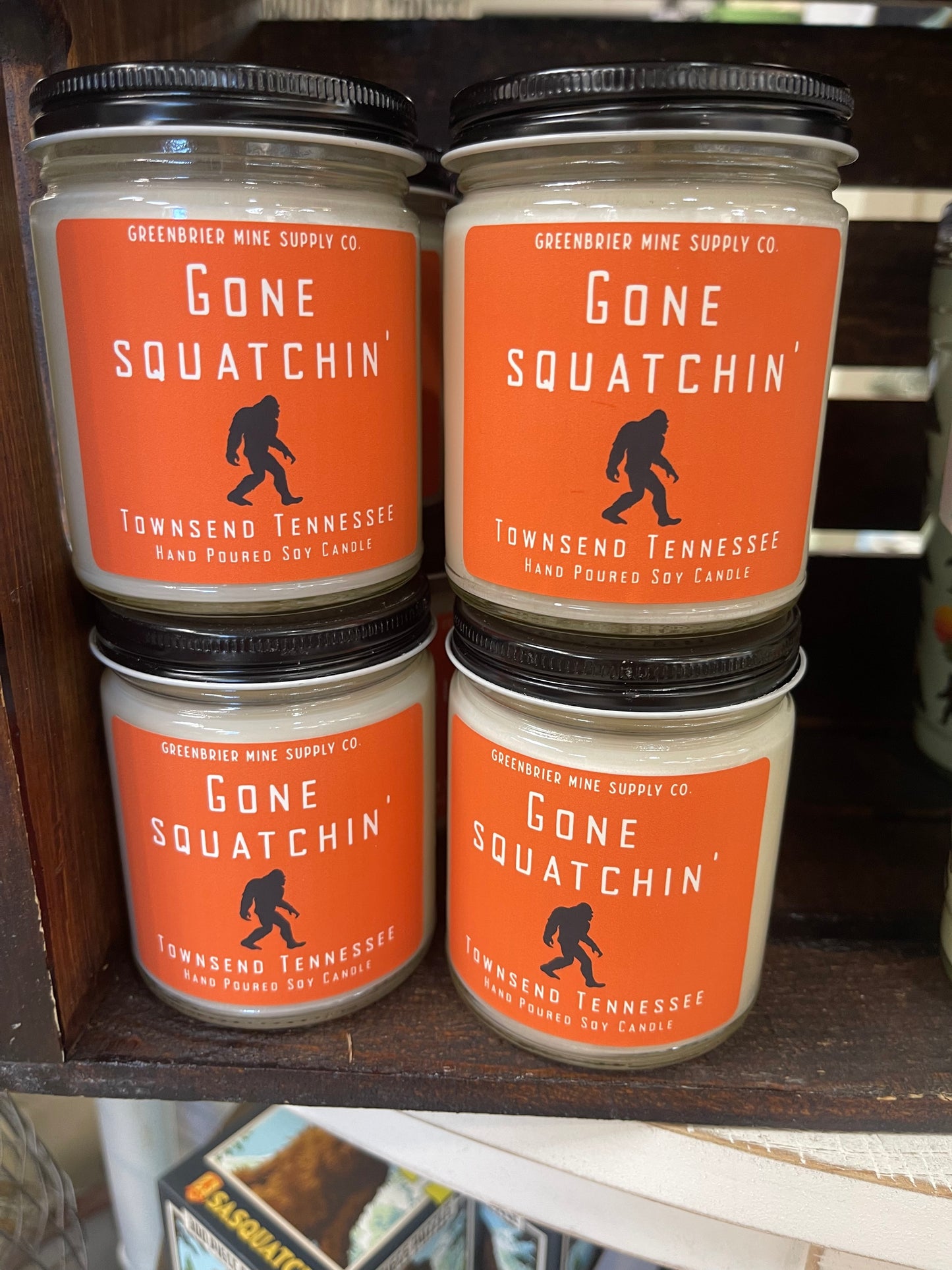 Gone Squatchin' Hand Poured Soy Candle