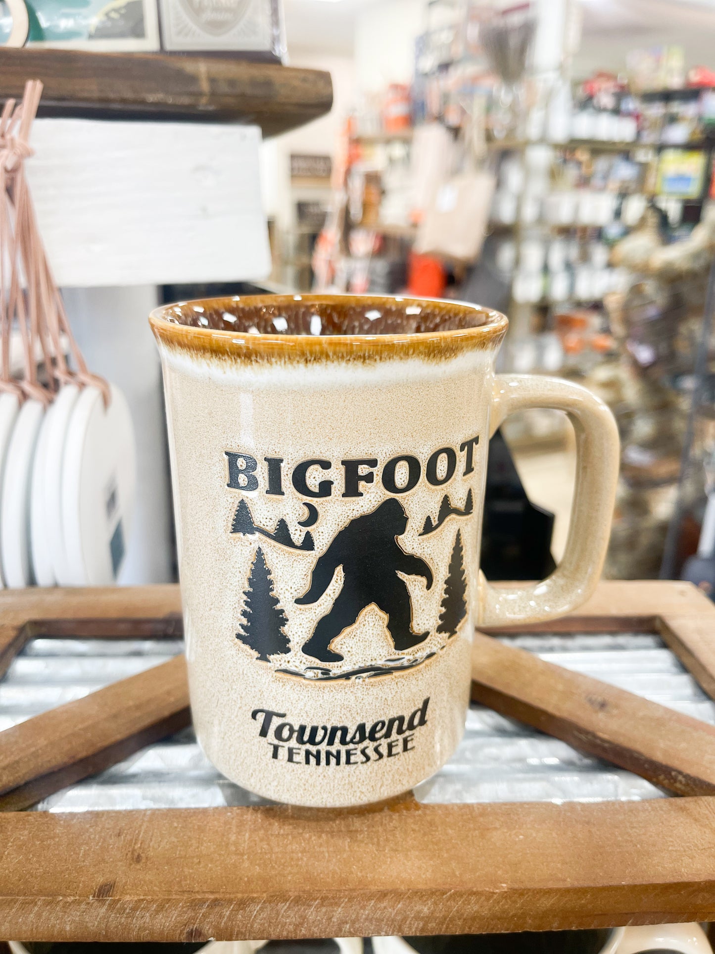 Townsend, Tennessee - Bigfoot Solid Glazed Mug