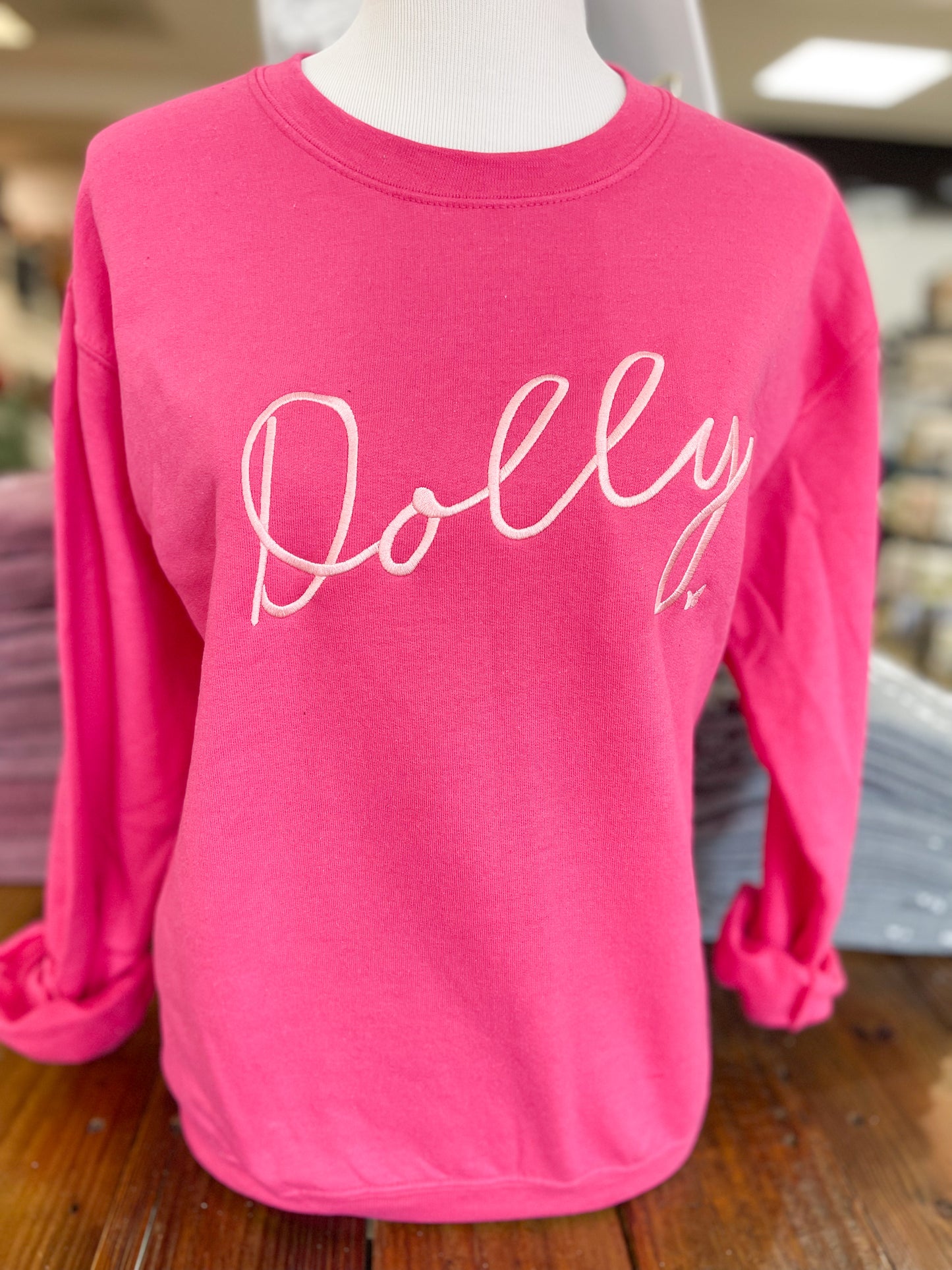 Dolly Signature Embroidered Sweatshirt