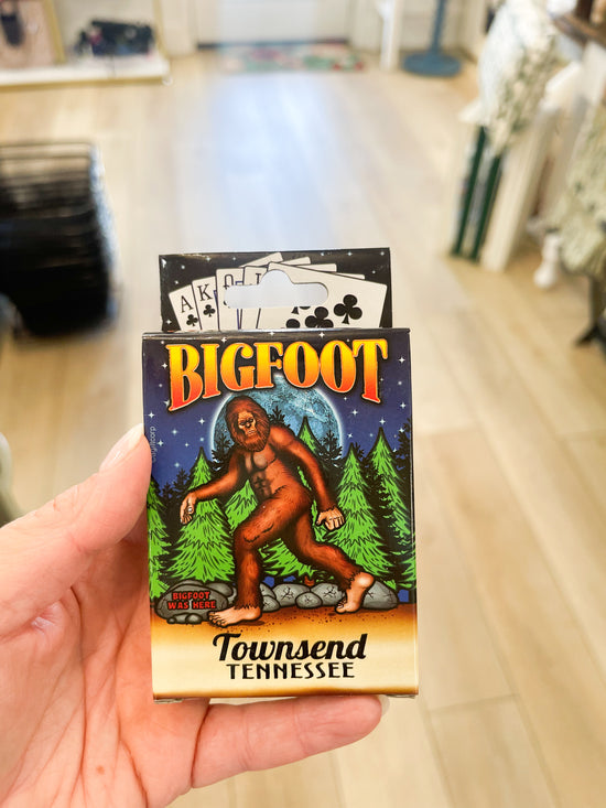 Townsend, Tennessee Bigfoot Playing Cards