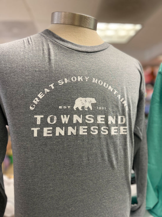 Entrace to the Smokies - Townsend, TN - Adult Long Sleeved T-Shirt