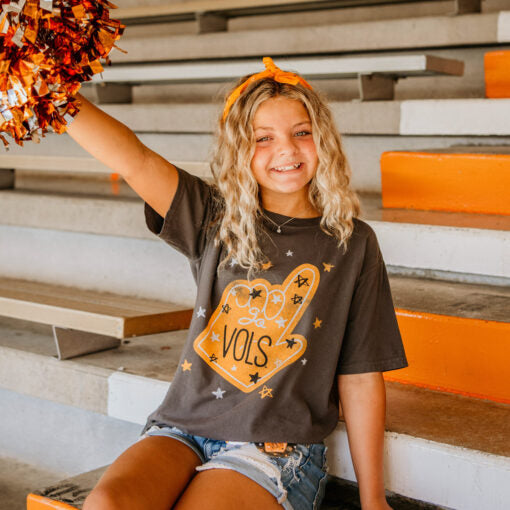 “Go Vols” Foam Finger #1 Short Sleeve T-Shirt, Youth