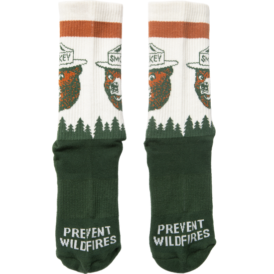 Prevent Wildfires Sock: S/M / Spruce