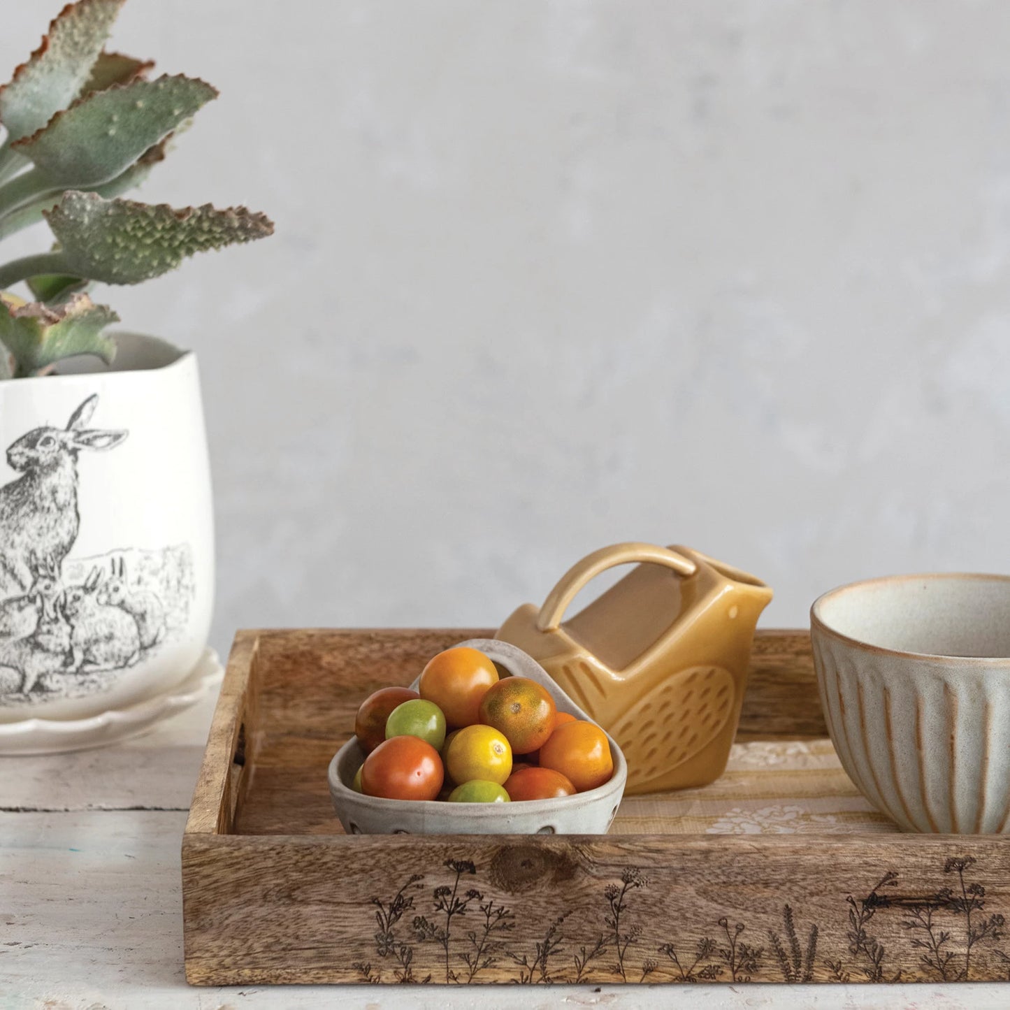 Stoneware Bird Shaped Creamer