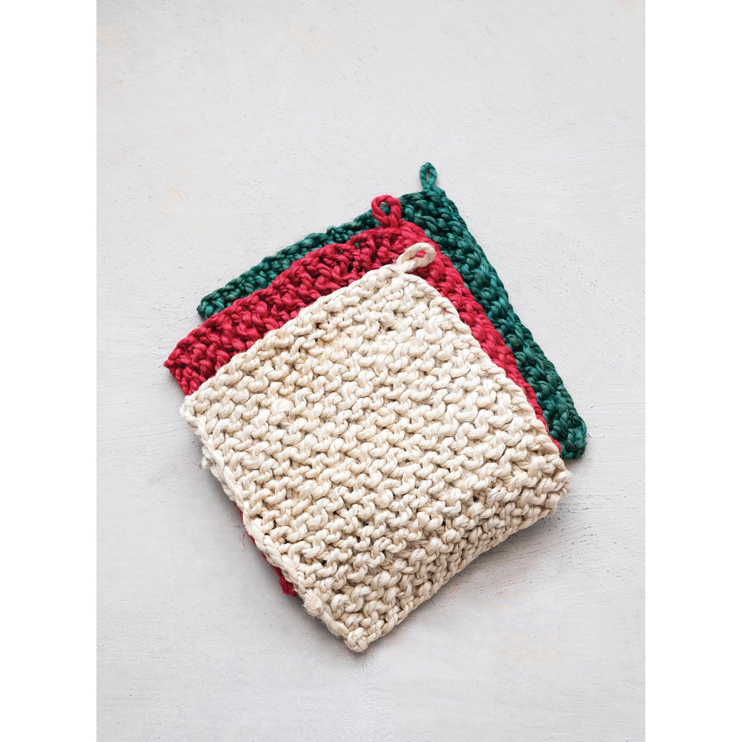 Christmas Jute Pot Holders