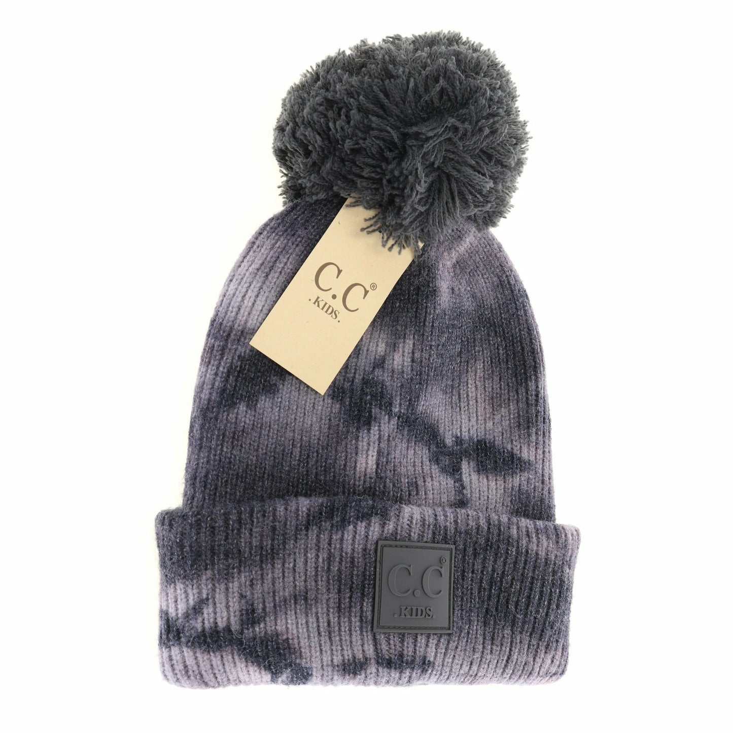 KIDS Tie Dye Pom C.C Beanie