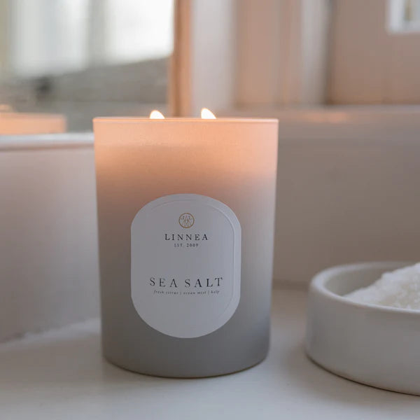 Linnea - Sea Salt two-wick candle