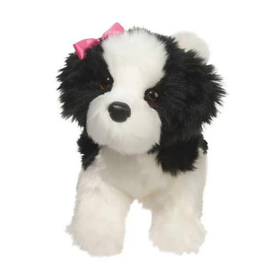 Poofy Shih-tzu black/white