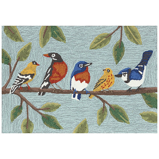 Birds on a Branch Indoor/ Outdoor Rug