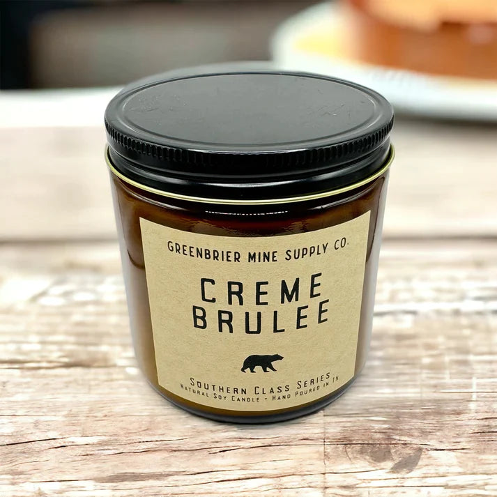 Creme Brulee Hand Poured Soy Candle