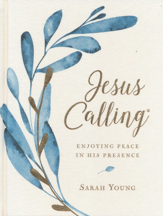 Jesus Calling, Large Text Cloth Botanical, with Full Scriptures: Enjoying Peace in His Presence