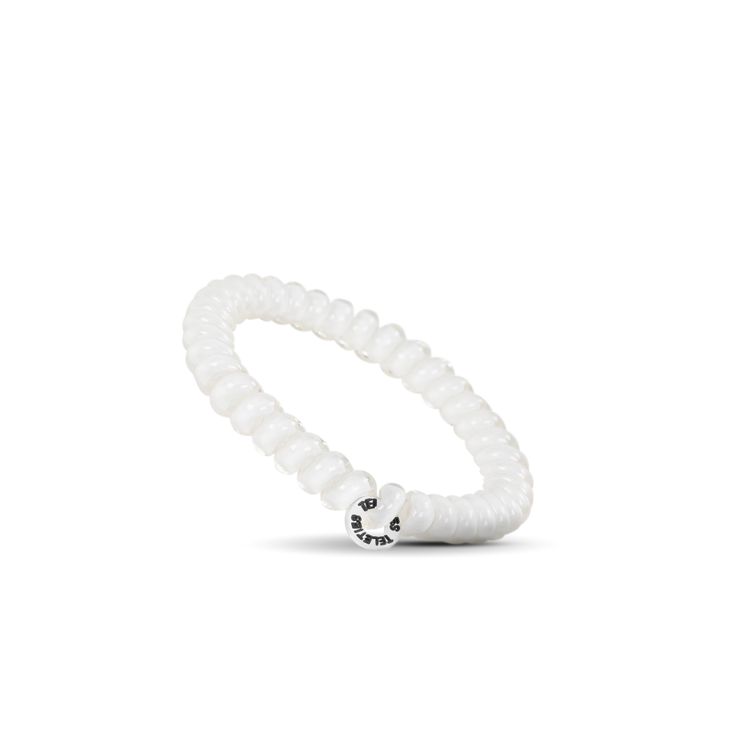 Spiral Hair Coils | Small | Coconut White Hair Ties: Small