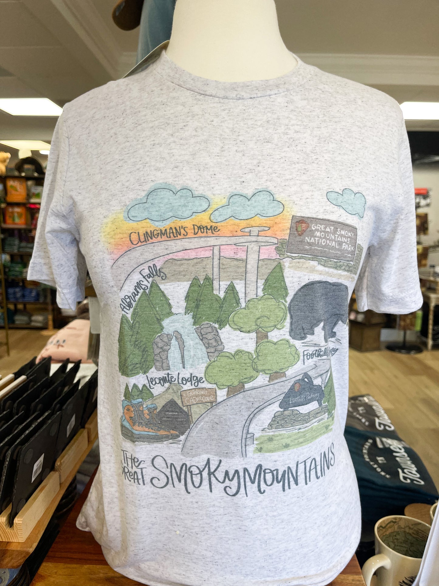 Around The Great Smoky Mountains T-shirt