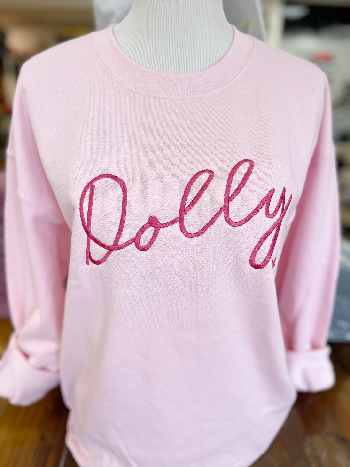 Load image into Gallery viewer, Dolly Signature Embroidered Sweatshirt
