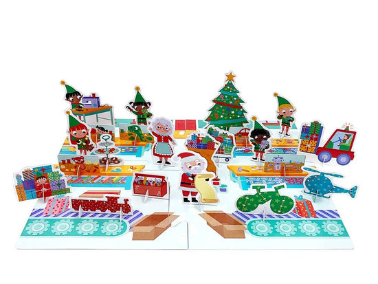 Build and Play Santa's Workshop: Paperback & Kit / 32