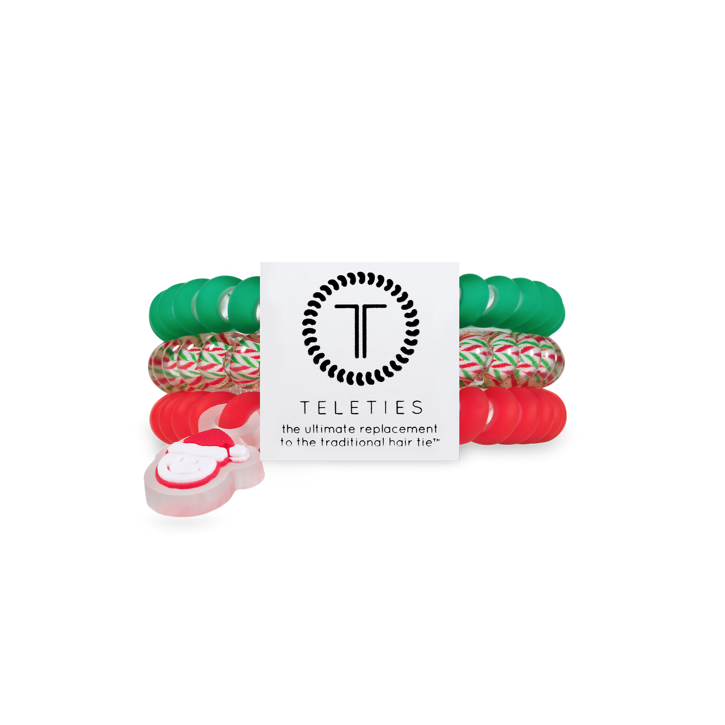 Sprial Hair Coils | Small | Santa Baby Hair Ties