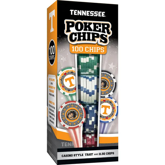 Tennessee Poker Chips 100 pc