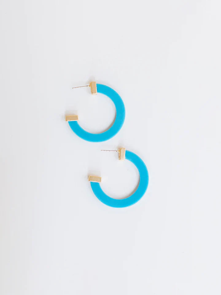 Medium Classic Acrylic Hoops