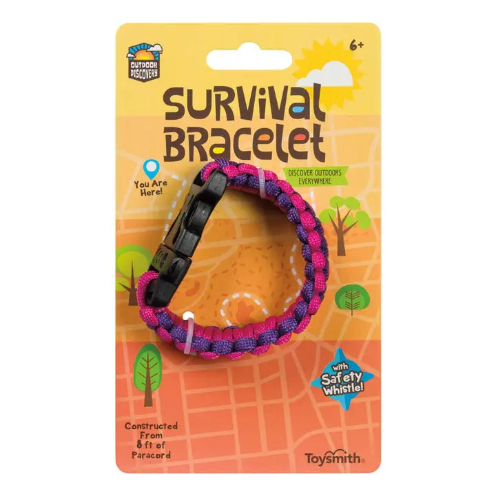 Survival Bracelet W/ whistle - Assorted