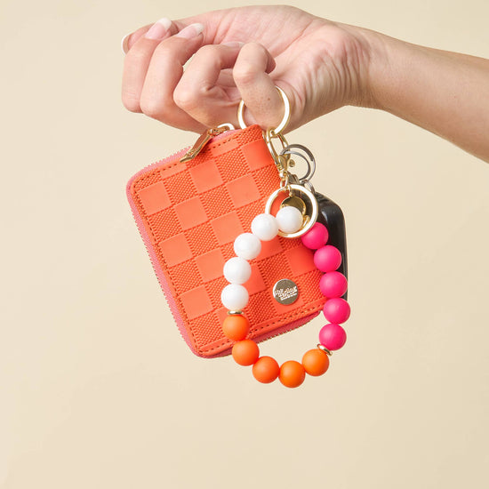 Hands-Free Keychain Wristlet-Howdy Honey