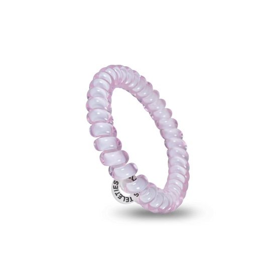 Rose Water Pink - Small Spiral Hair Coils, Hair Ties, 3-pack