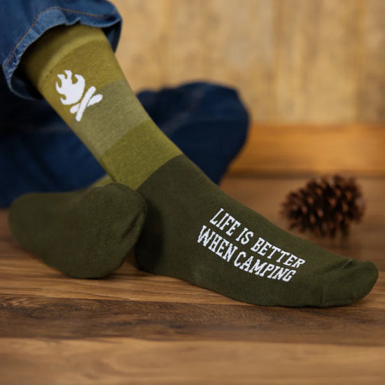 Camping Unisex Crew Sock