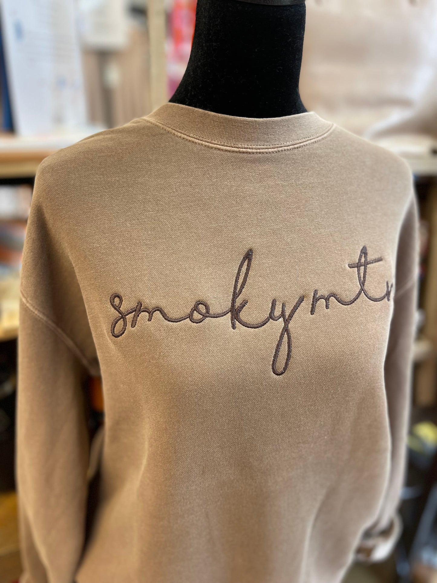 Smoky Mtns. Signature Embroidered Sweatshirt
