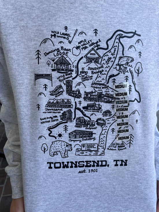 Townsend Map Sweatshirts