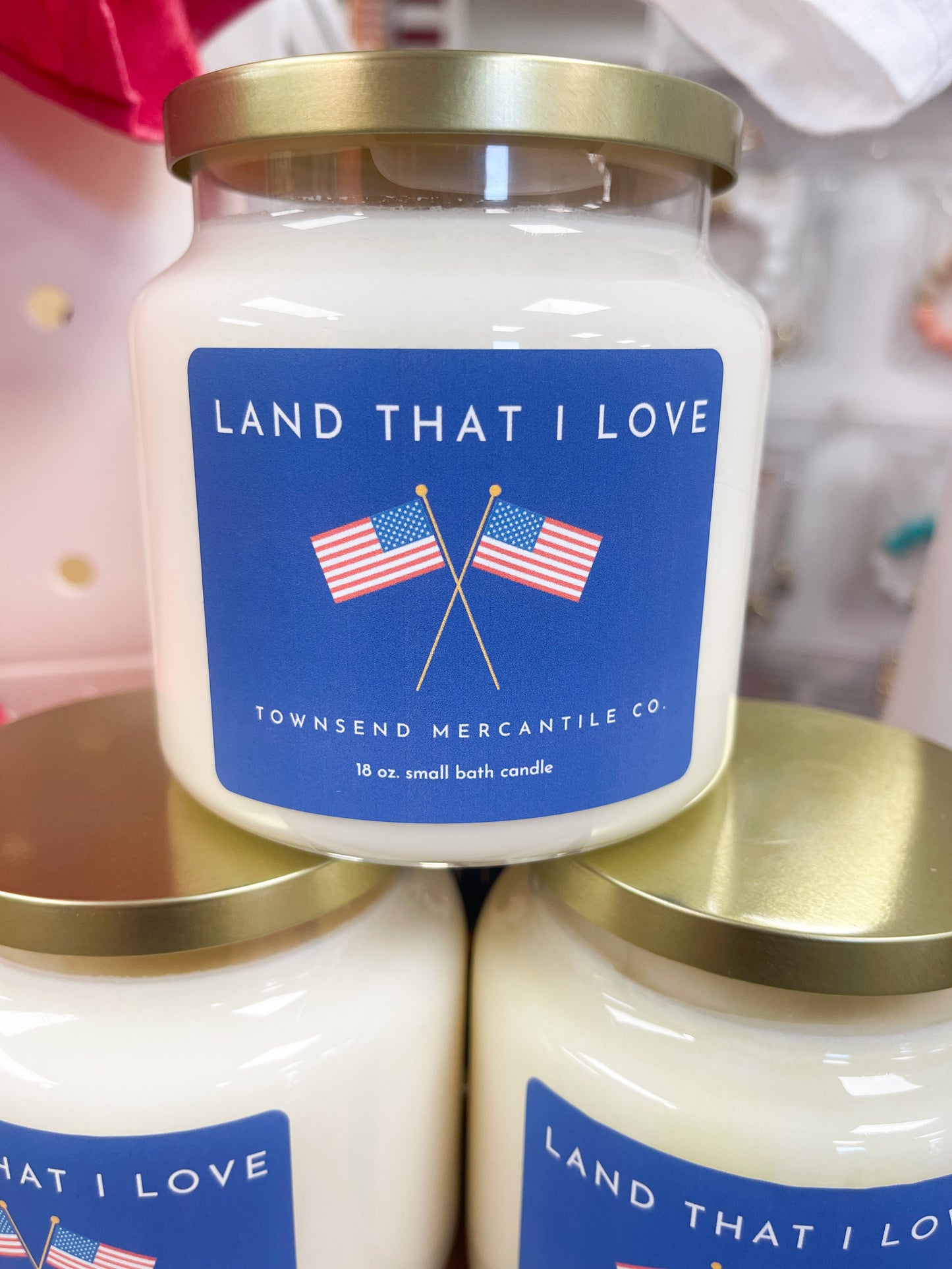 Land That I Love Candle