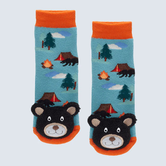 Black Bear Camp Fire Socks