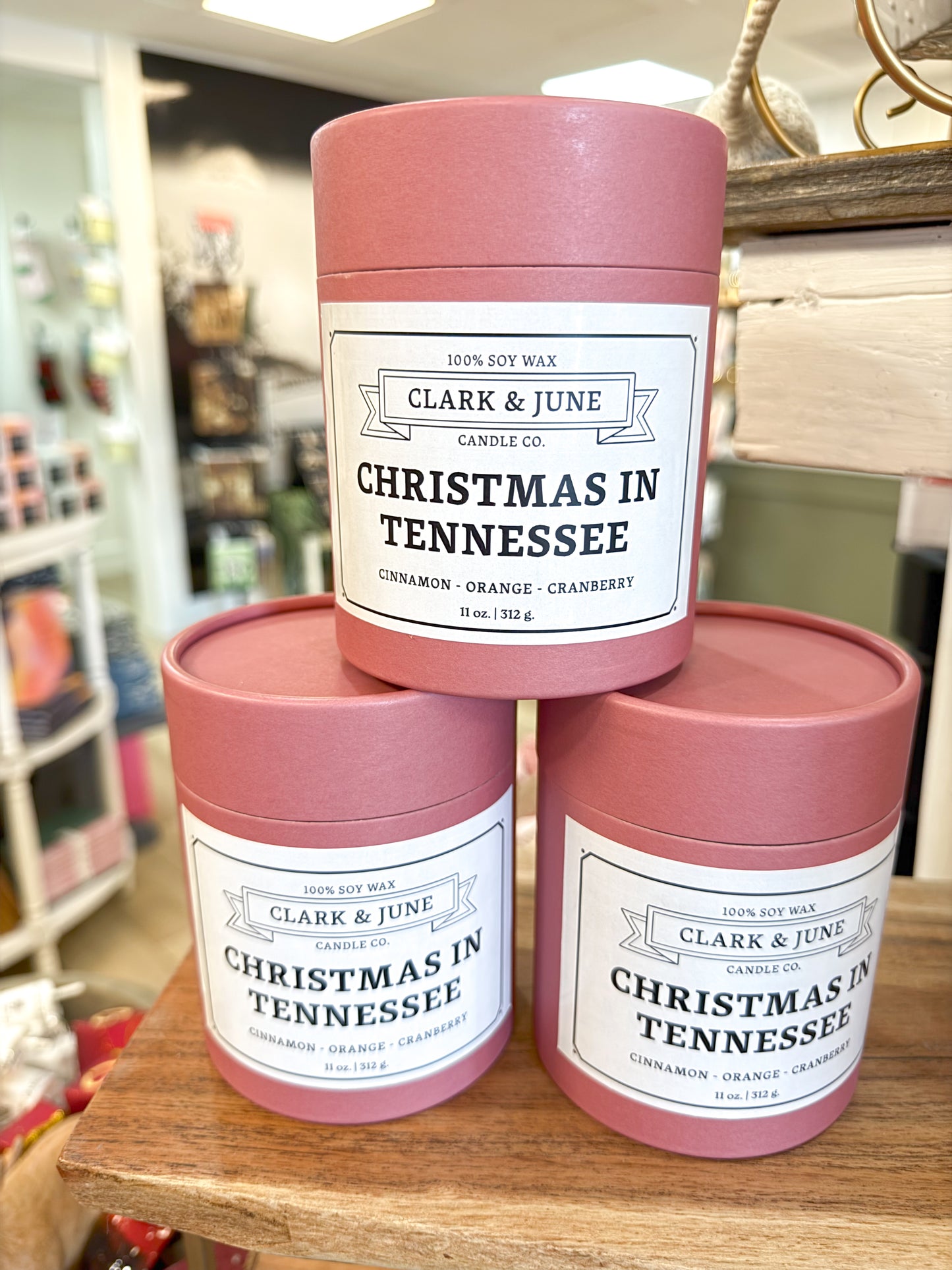 Christmas in Tennessee 11oz Soy Candle