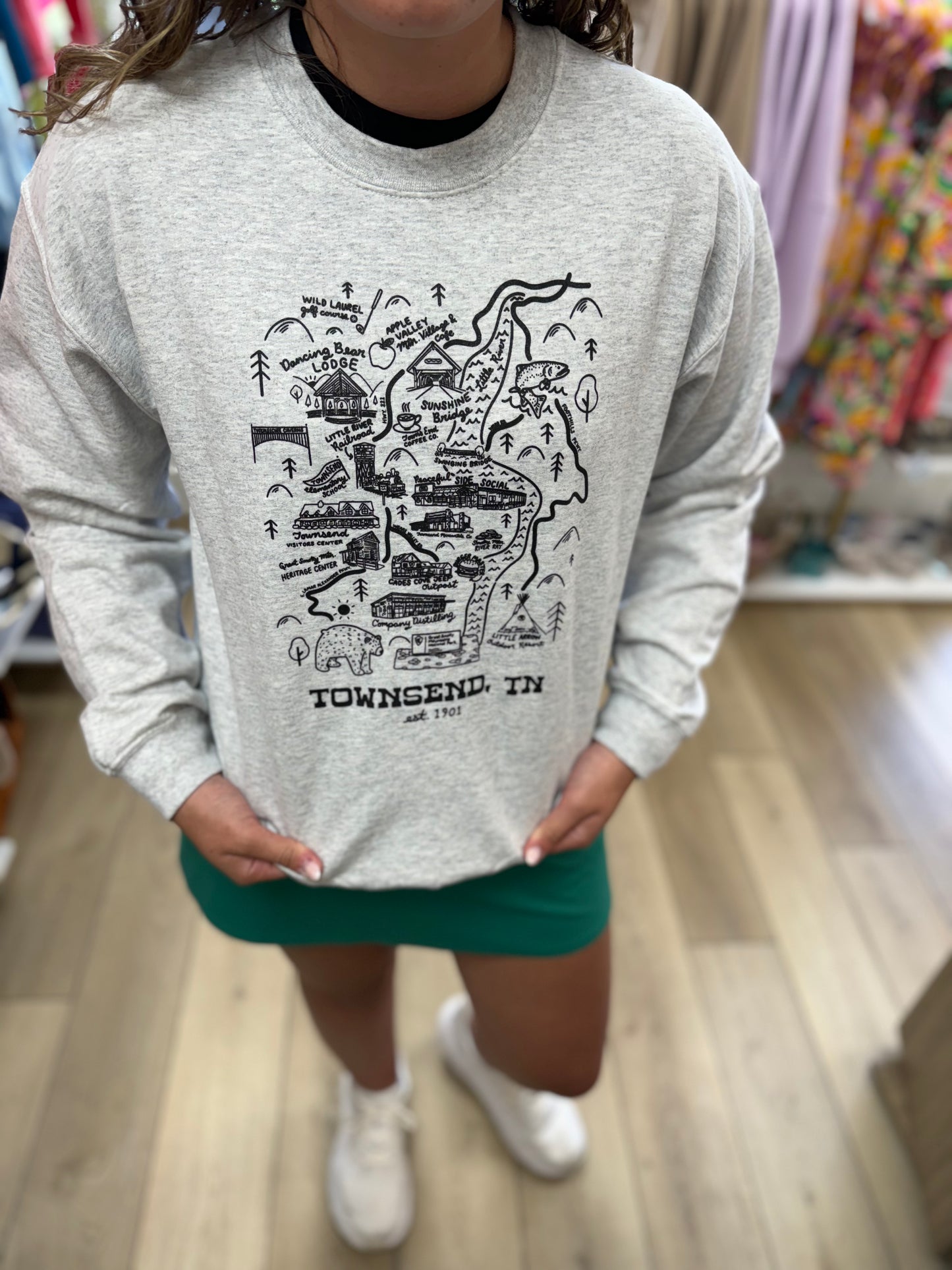 Townsend Map Sweatshirts