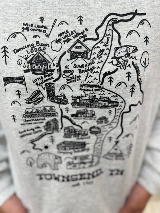 Townsend Map Sweatshirts