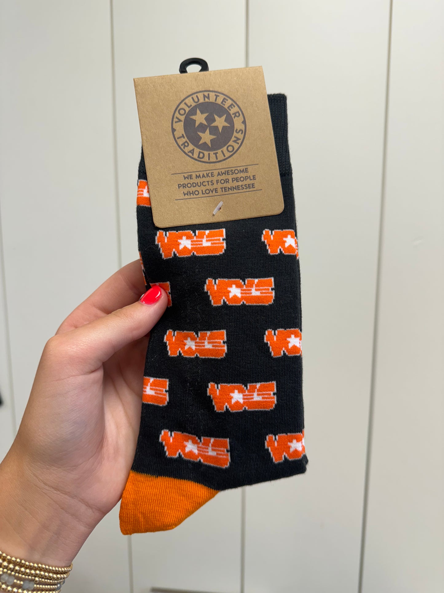 Star Vols Socks - Charcoal