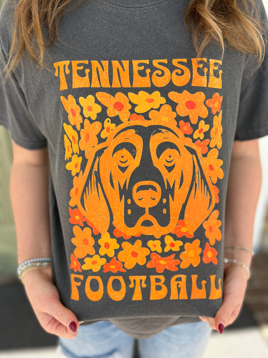 Tennessee Football Floral Smokey T-shirt