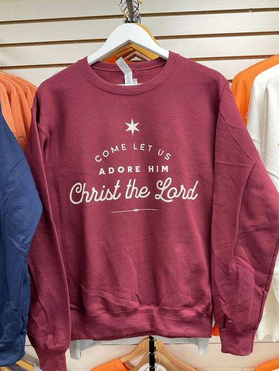 Oh come let us Adore Him Sweatshirt