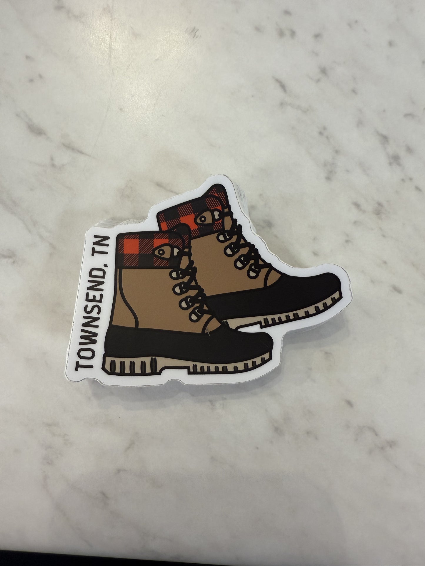 Hiking Boots Townsend, TN Sticker