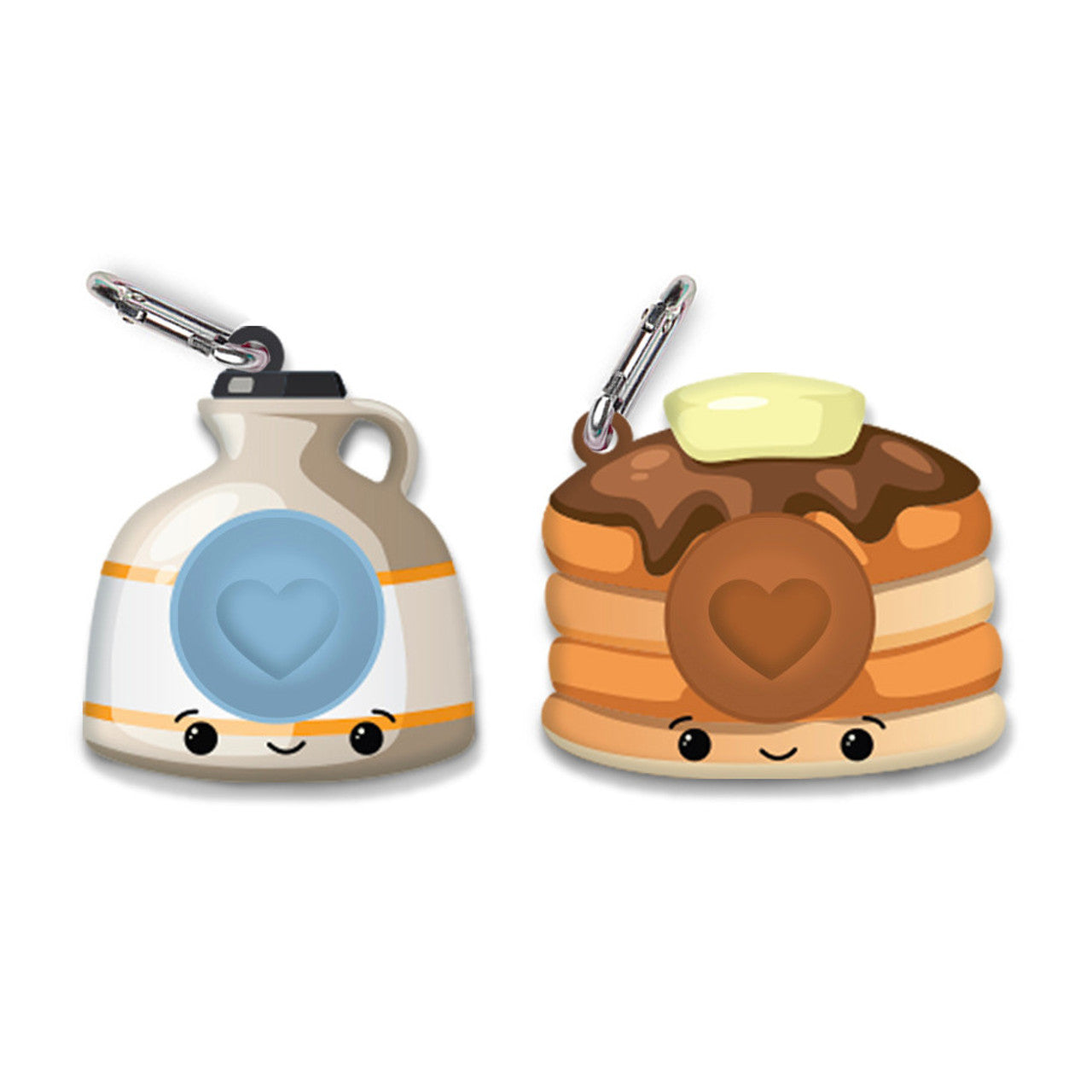 Load image into Gallery viewer, OMG Mega Pop BFF Keychain Pancake &amp;amp; Syrup
