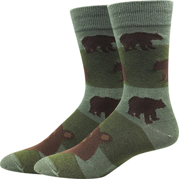 Green Bear Socks