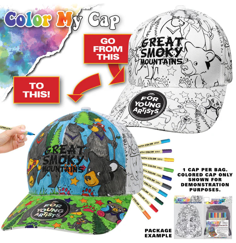 Color My Cap w/ Bear - Great Smoky Mountains