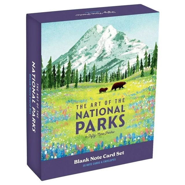 The Art of the National Parks Blank Note Card Set