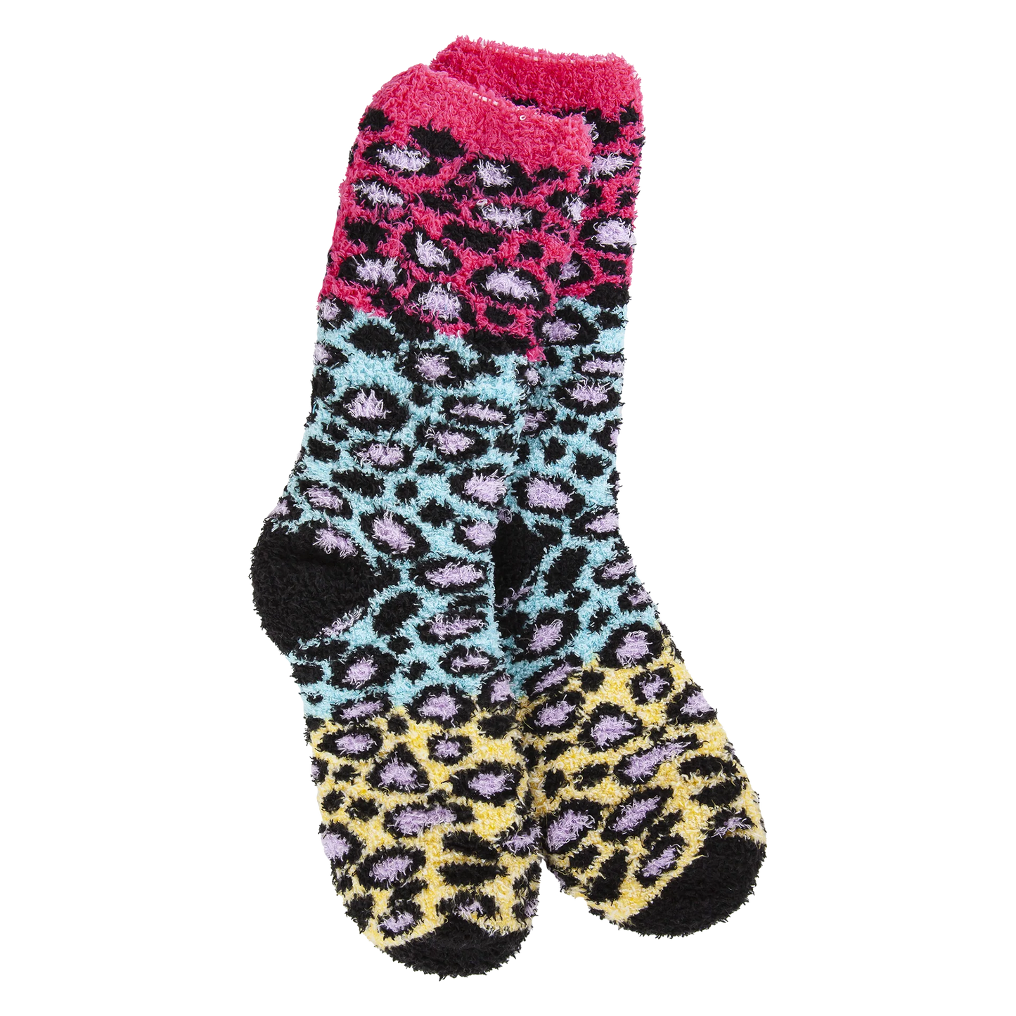 Load image into Gallery viewer, World&amp;#39;s Softest Socks - Multi Leopard
