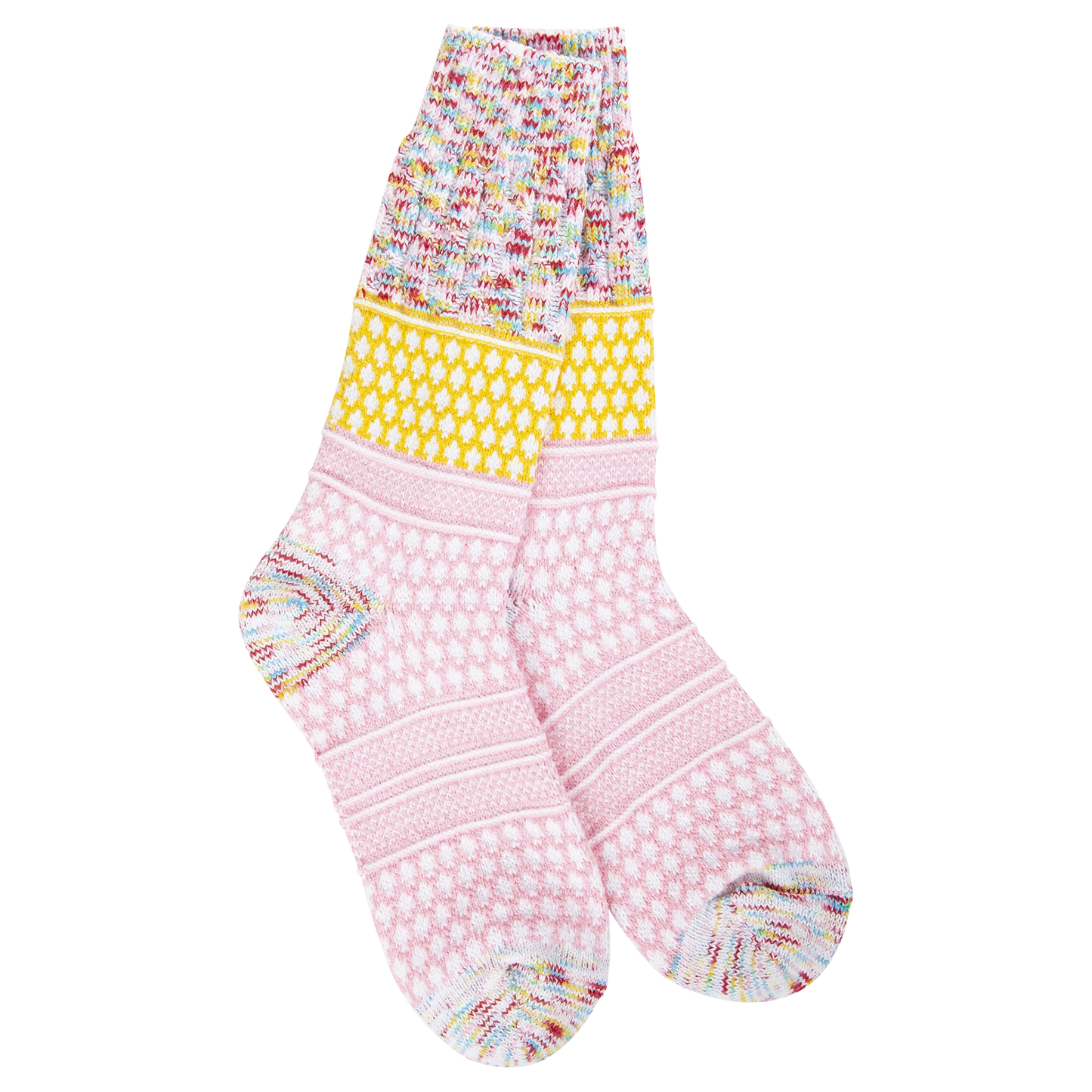 Worlds Softest Socks - Whimsical Multi Gallery Textured Crew