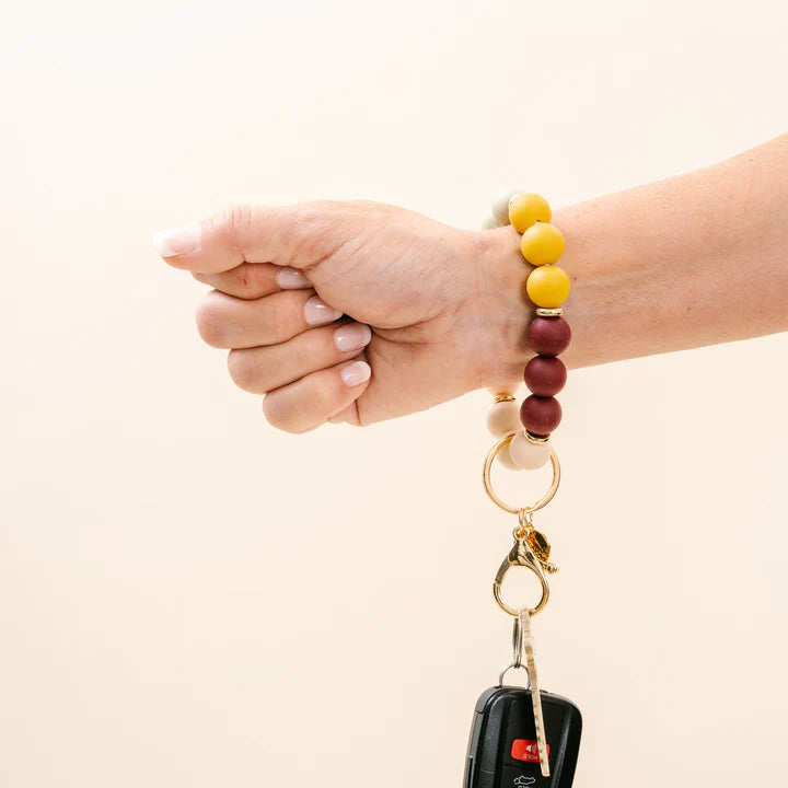 Autumn Sunset Hands-Free Keychain Wristlet