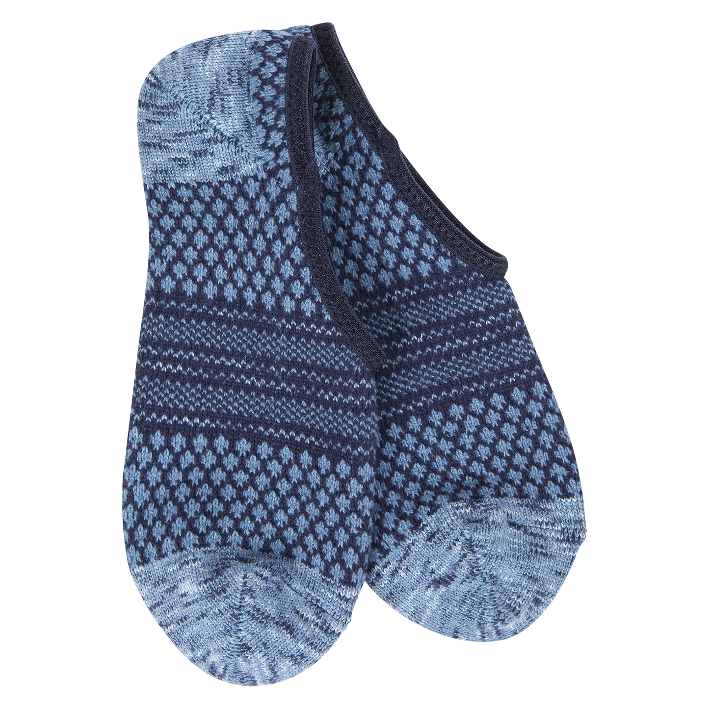 World's Softest Socks - Weekend Gallery Footsie - Peacoat Multi