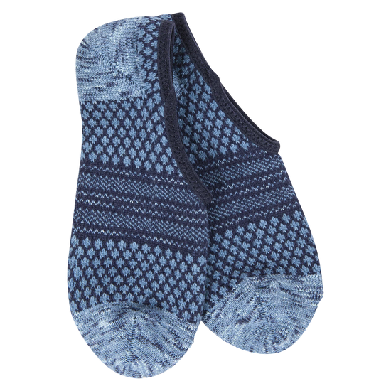 World's Softest Socks - Weekend Gallery Footsie - Peacoat Multi