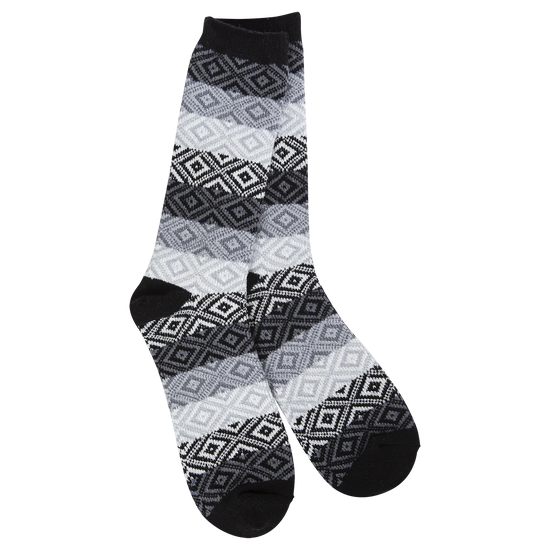 World's Softest Socks - Black Multi