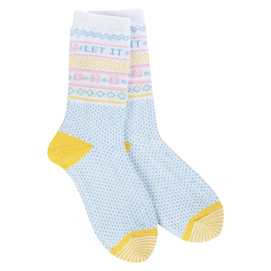 World's Softest Socks - Holiday Mini Crew - Let It Snow