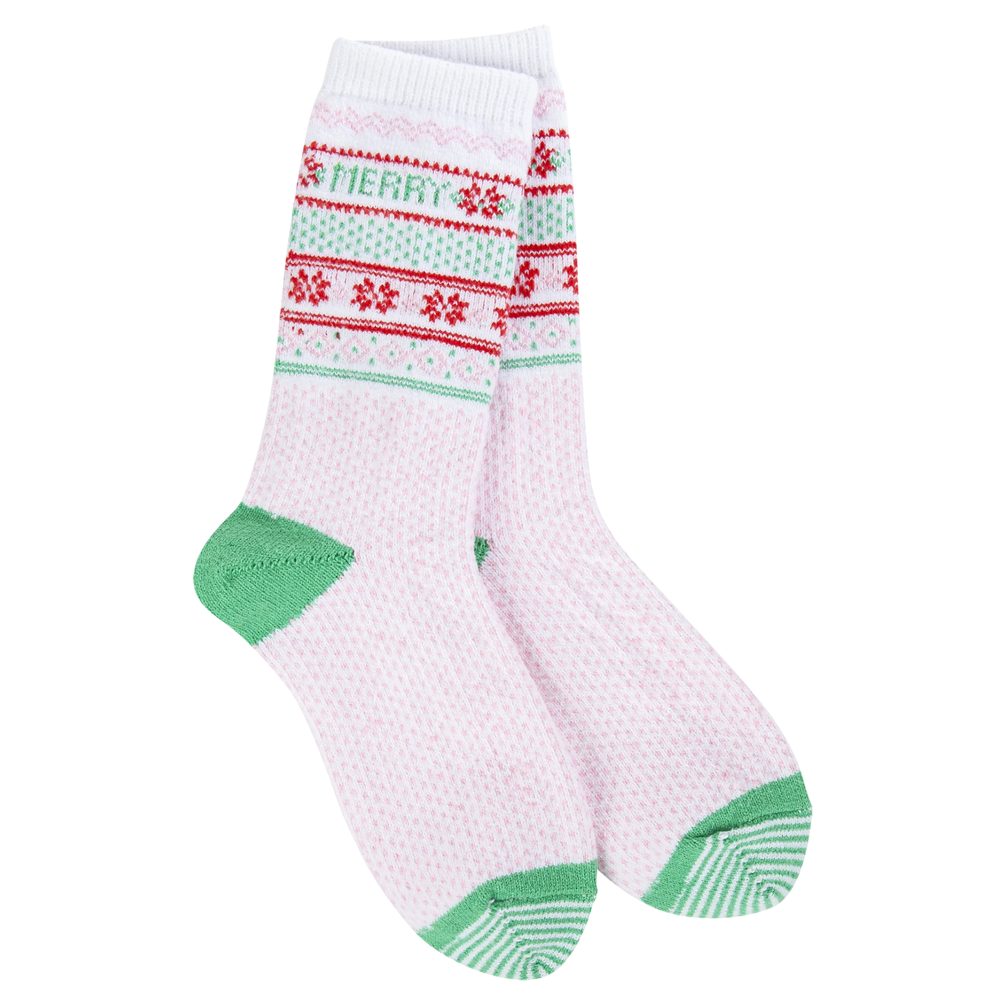 World's Softest Socks - Holiday Mini Crew - Merry Christmas