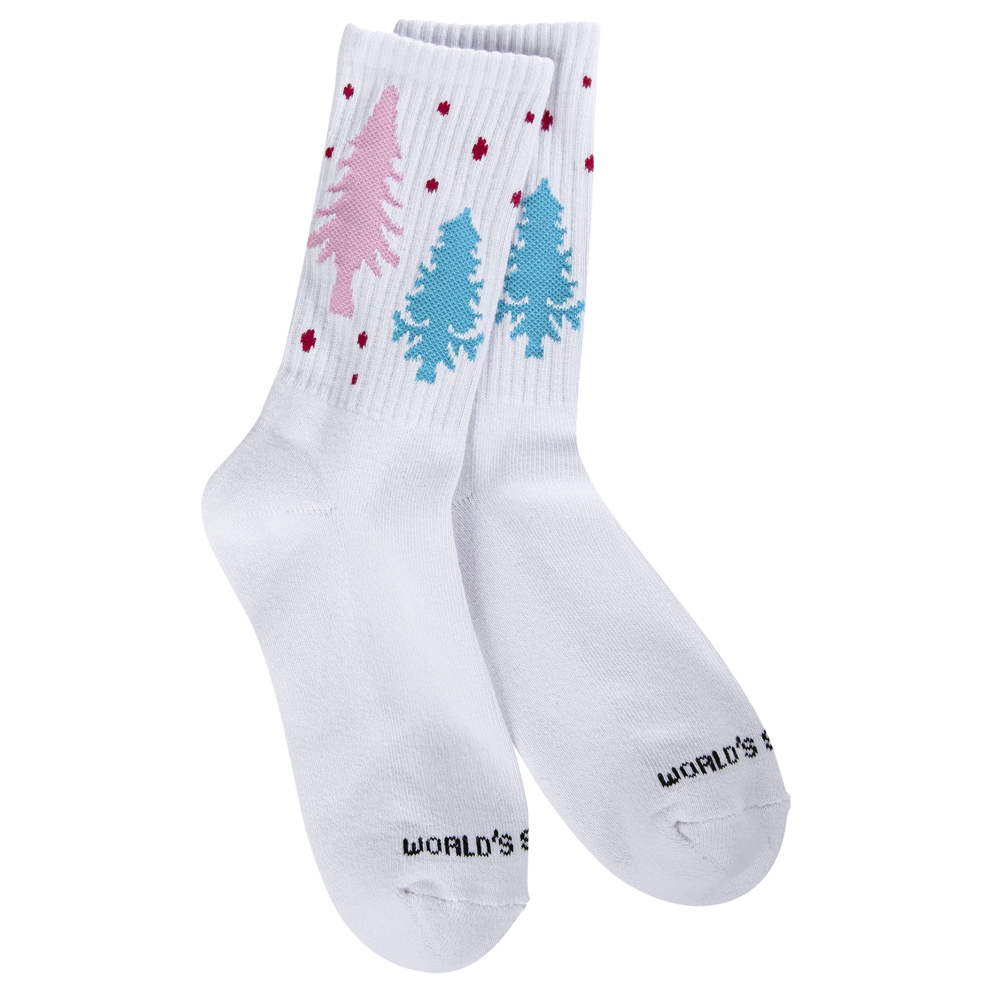 World's Softest Socks - Holiday Sport Mini Crew - Whimsical Forest